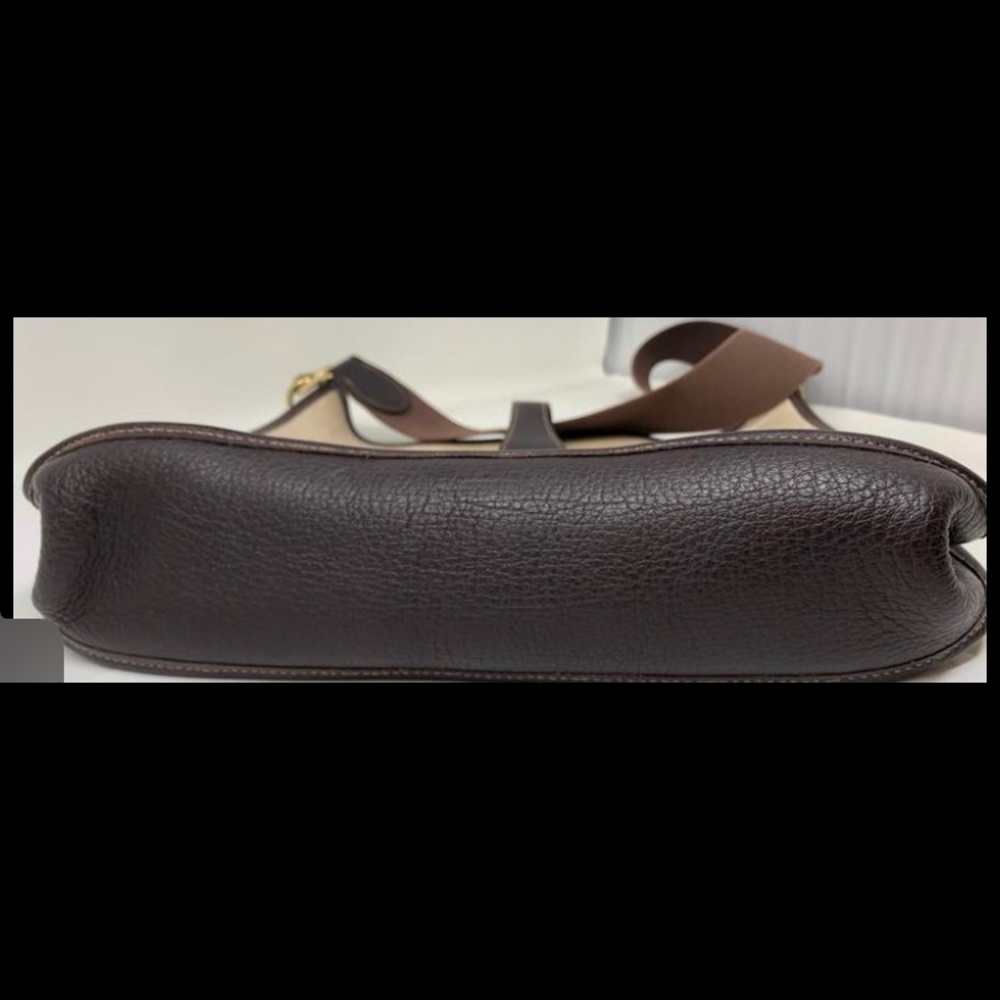 Hermes toile Evelyne 33 canvas handbag - Picture 5 of 6